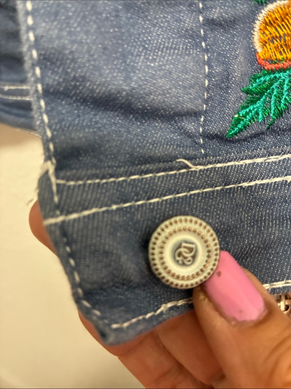 Flower Denim JKT - Picture 6 of 11